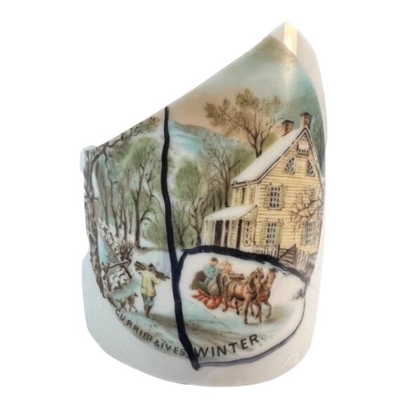 Courier & Ives Winter Pendant Necklace With Handcrafted Boho Metalwork & Pearls - Picture 4 of 13